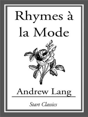 cover image of Rhymes à la Mode